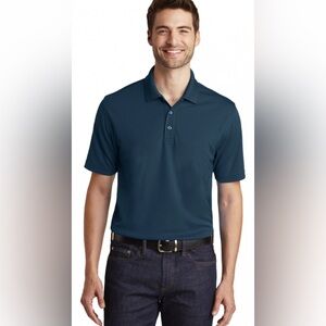 💛Port Authority Drifit Polo Navy 
size XXL NWOT